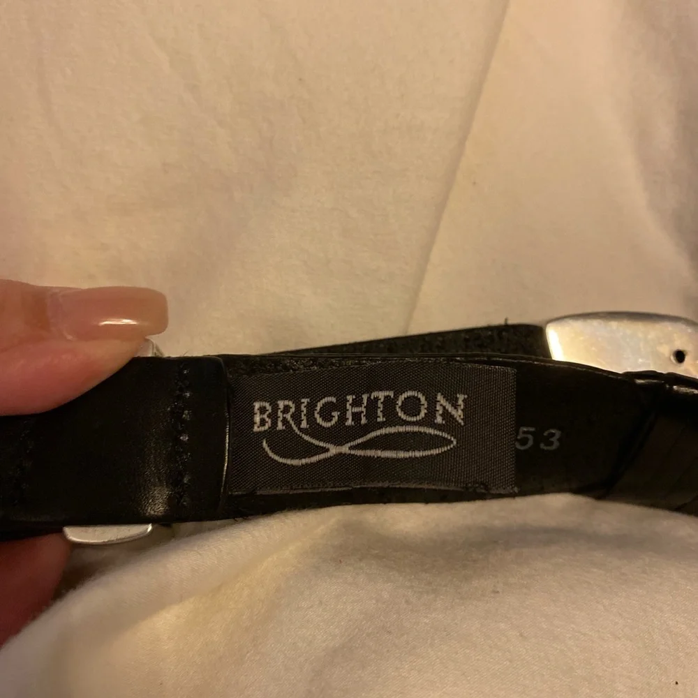Brighton Men’s Leather Concho Belt Size 34.5
